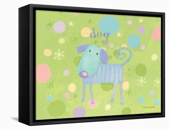 Blue Dog-Viv Eisner-Framed Stretched Canvas