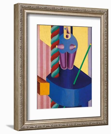 Blue Doll-Fortunato Depero-Framed Giclee Print