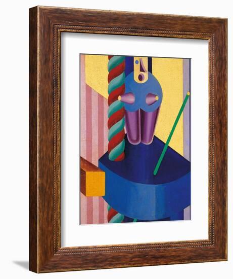 Blue Doll-Fortunato Depero-Framed Giclee Print