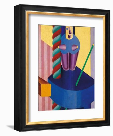 Blue Doll-Fortunato Depero-Framed Giclee Print