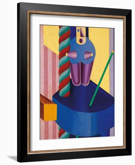 Blue Doll-Fortunato Depero-Framed Giclee Print