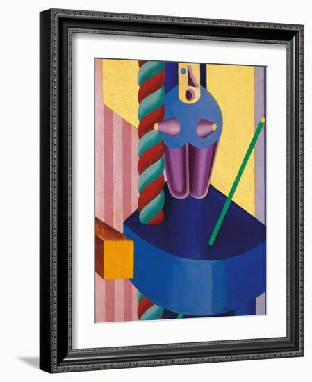 Blue Doll-Fortunato Depero-Framed Giclee Print