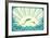 Blue Dolphins Jumping In Sea In Summer Day-GeraKTV-Framed Art Print