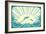 Blue Dolphins Jumping In Sea In Summer Day-GeraKTV-Framed Art Print