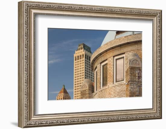 Blue Dome Entertainment District, Tulsa, Oklahoma, USA-Walter Bibikow-Framed Photographic Print