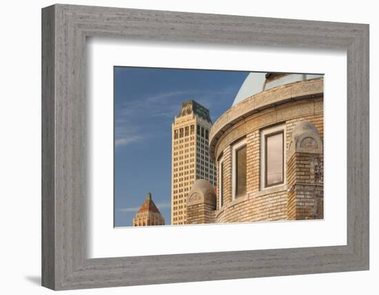 Blue Dome Entertainment District, Tulsa, Oklahoma, USA-Walter Bibikow-Framed Photographic Print