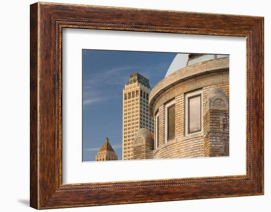 Blue Dome Entertainment District, Tulsa, Oklahoma, USA-Walter Bibikow-Framed Photographic Print