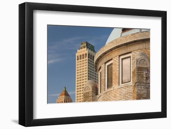 Blue Dome Entertainment District, Tulsa, Oklahoma, USA-Walter Bibikow-Framed Photographic Print