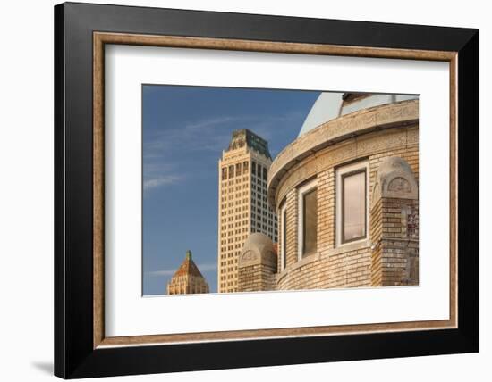 Blue Dome Entertainment District, Tulsa, Oklahoma, USA-Walter Bibikow-Framed Photographic Print