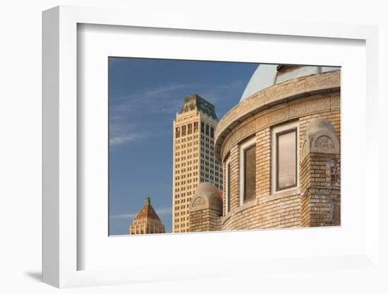 Blue Dome Entertainment District, Tulsa, Oklahoma, USA-Walter Bibikow-Framed Photographic Print