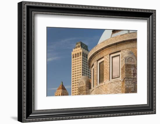 Blue Dome Entertainment District, Tulsa, Oklahoma, USA-Walter Bibikow-Framed Photographic Print