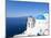 Blue Domed Churches in the Village of Oia, Santorini (Thira), Cyclades Islands, Aegean Sea, Greece-Gavin Hellier-Mounted Photographic Print