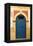 Blue Door, Essaouira, Morocco-Natalie Tepper-Framed Stretched Canvas