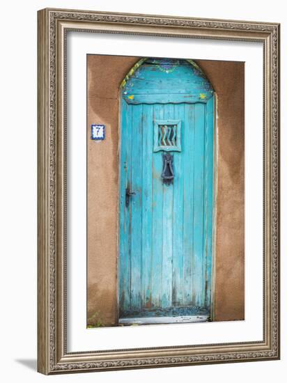 Blue Door III-Kathy Mahan-Framed Photographic Print