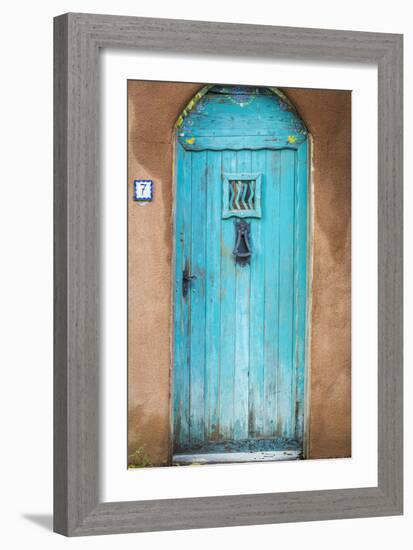 Blue Door III-Kathy Mahan-Framed Photographic Print