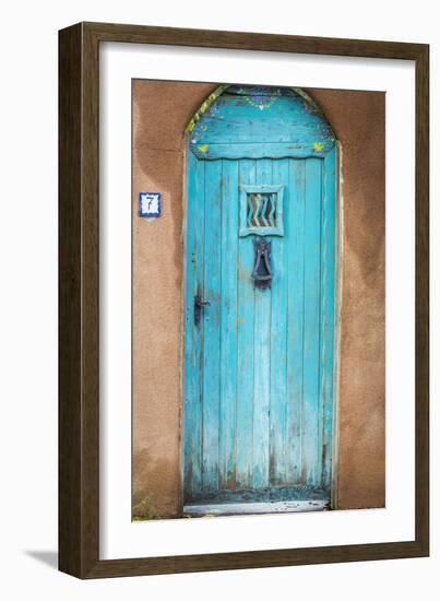 Blue Door III-Kathy Mahan-Framed Photographic Print