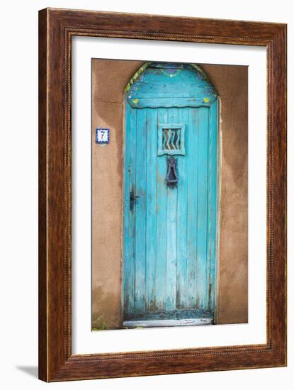 Blue Door III-Kathy Mahan-Framed Photographic Print