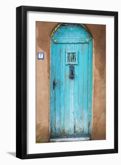 Blue Door III-Kathy Mahan-Framed Photographic Print