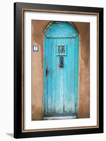 Blue Door III-Kathy Mahan-Framed Photographic Print