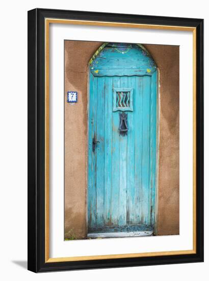 Blue Door III-Kathy Mahan-Framed Photographic Print