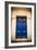 Blue Door in Paris-Erin Berzel-Framed Photographic Print