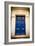 Blue Door in Paris-Erin Berzel-Framed Photographic Print
