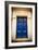 Blue Door in Paris-Erin Berzel-Framed Photographic Print