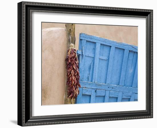 Blue Door in Taos, New Mexico, United States of America, North America-Richard Cummins-Framed Photographic Print