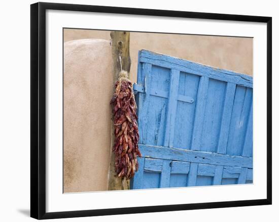 Blue Door in Taos, New Mexico, United States of America, North America-Richard Cummins-Framed Photographic Print