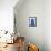 Blue Door, Karaman Village, Northern Cyprus-Doug Pearson-Framed Premier Image Canvas displayed on a wall