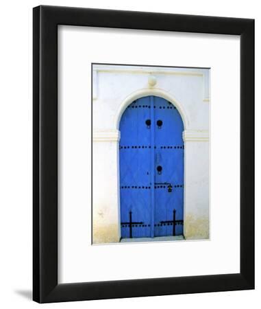 Blue Door Karaman Village Northern Cyprus Photographic Print By