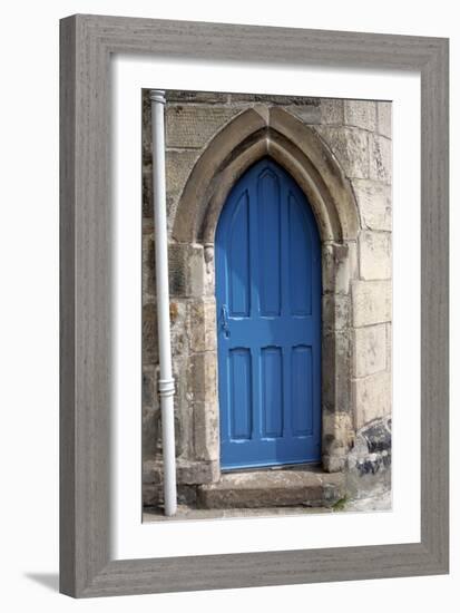 Blue Door, St. Andrews-Stephen Szurlej-Framed Premium Photographic Print