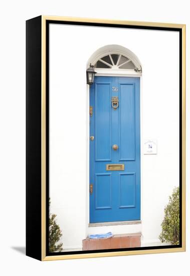 Blue Door-Karyn Millet-Framed Premier Image Canvas