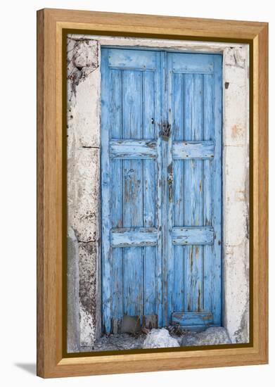 Blue Door-mddfiles-Framed Premier Image Canvas