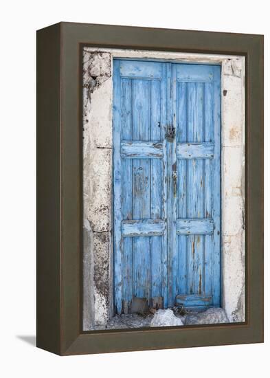 Blue Door-mddfiles-Framed Premier Image Canvas