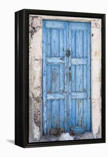 Blue Door-mddfiles-Framed Premier Image Canvas