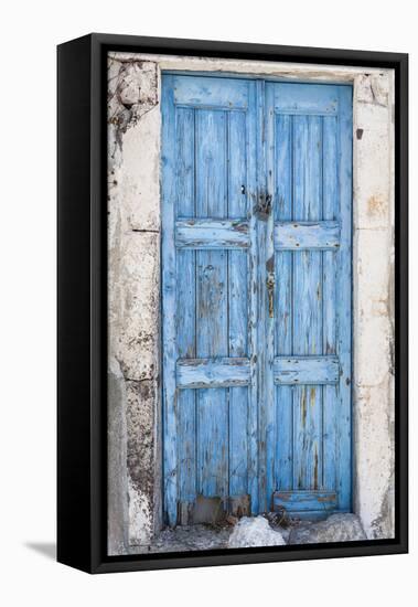 Blue Door-mddfiles-Framed Premier Image Canvas