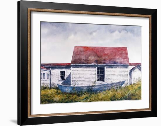 Blue Dory, Monhegan-B^ Hendershot-Framed Art Print