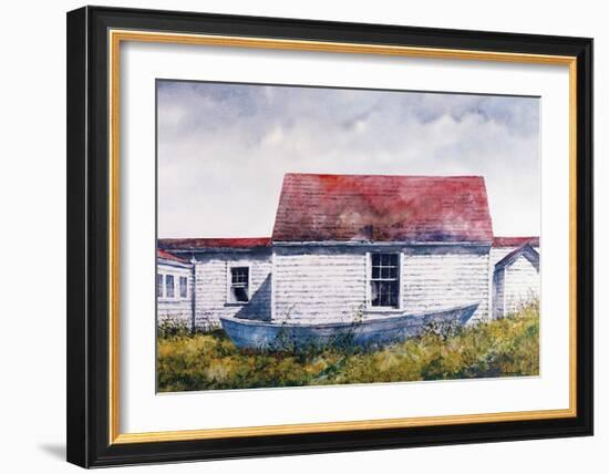 Blue Dory, Monhegan-B^ Hendershot-Framed Art Print