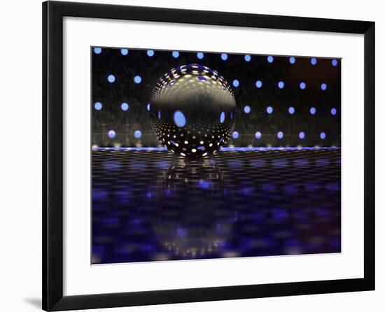 Blue dots ll-Heidi Westum-Framed Photographic Print