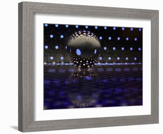 Blue dots ll-Heidi Westum-Framed Photographic Print