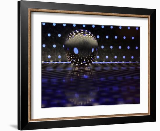 Blue dots ll-Heidi Westum-Framed Photographic Print