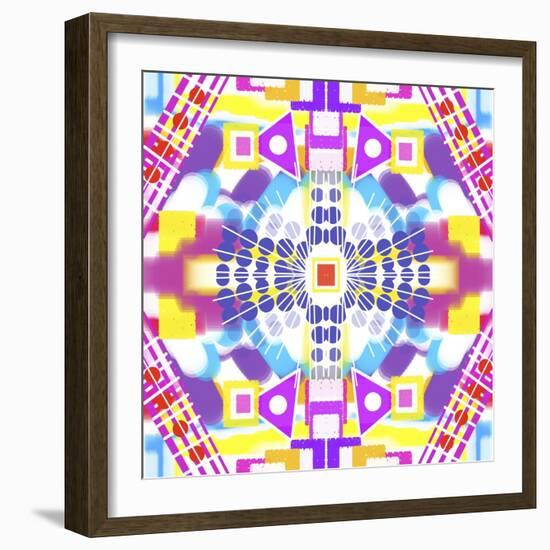 Blue Dots-Deanna Tolliver-Framed Giclee Print