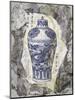 Blue Dragon Vase-Annabel Hewitt-Mounted Art Print