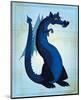 Blue Dragon-John Golden-Mounted Art Print