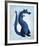 Blue Dragon-John W^ Golden-Framed Art Print