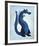 Blue Dragon-John W^ Golden-Framed Art Print