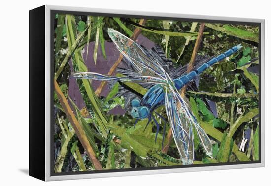 Blue Dragonfly-Kirstie Adamson-Framed Premier Image Canvas