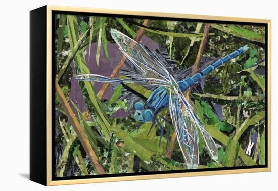 Blue Dragonfly-Kirstie Adamson-Framed Premier Image Canvas