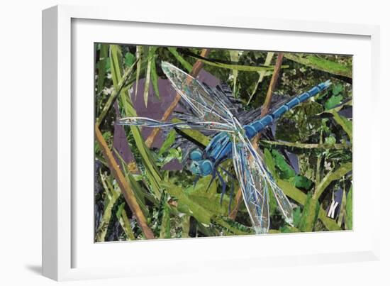 Blue Dragonfly-Kirstie Adamson-Framed Giclee Print